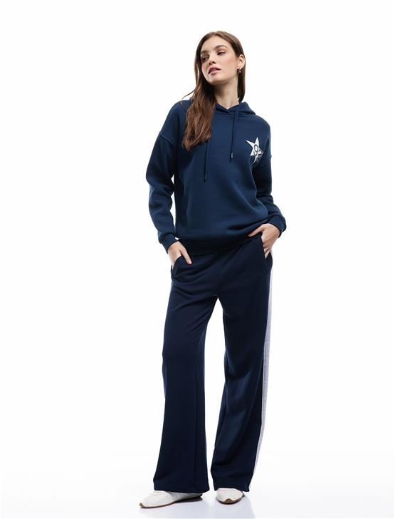 Koton K26 6Wal10166Ik 704 Lacıvert Genc Kız Pamuk Jersey Sweatshırts