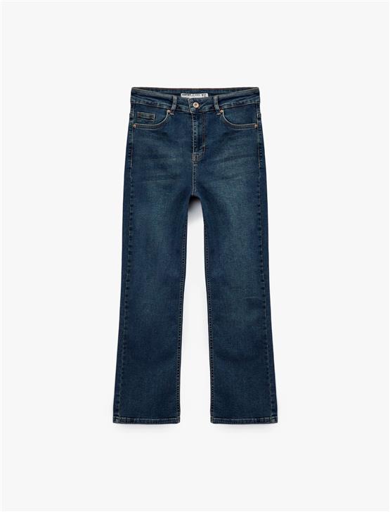 Koton K26 6Wal40035Md Mıd Orta Indıgo Kadın Denım Pantolon