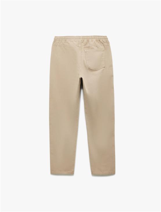 Koton K26 6Wam40043Hw 057 Bej Erkek Pamuk Dokuma Pantolon