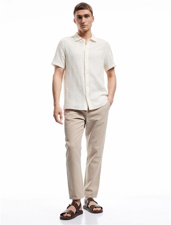 Koton K26 6Wam40043Hw 057 Bej Erkek Pamuk Dokuma Pantolon