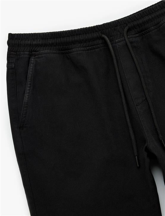 Koton K26 6Wam40043Hw 999 Sıyah Erkek Pamuk Dokuma Pantolon