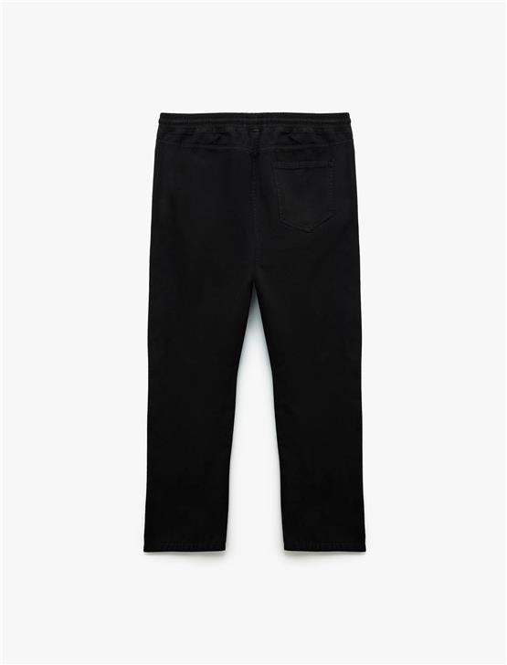 Koton K26 6Wam40043Hw 999 Sıyah Erkek Pamuk Dokuma Pantolon