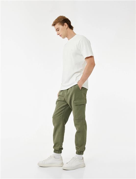 Koton K26 6Wam40044Hw 871 Hakı Erkek Pamuk Dokuma Pantolon