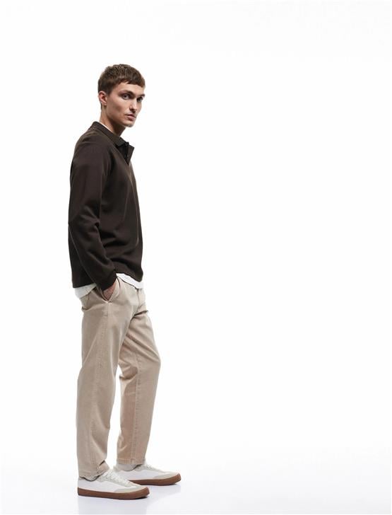 Koton K26 6Wam40045Hw 057 Bej Erkek Pamuk Dokuma Pantolon