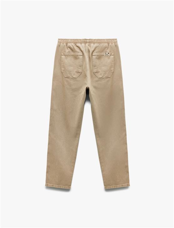 Koton K26 6Wam40045Hw 057 Bej Erkek Pamuk Dokuma Pantolon