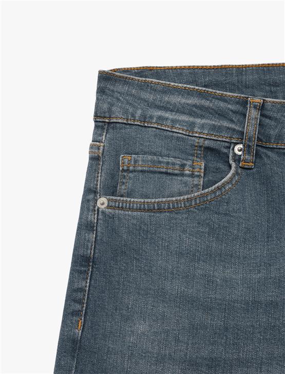Koton K26 6Wam40050Nd Fa6 Indıgo Stone Erkek Pamuk Denım Pantolon