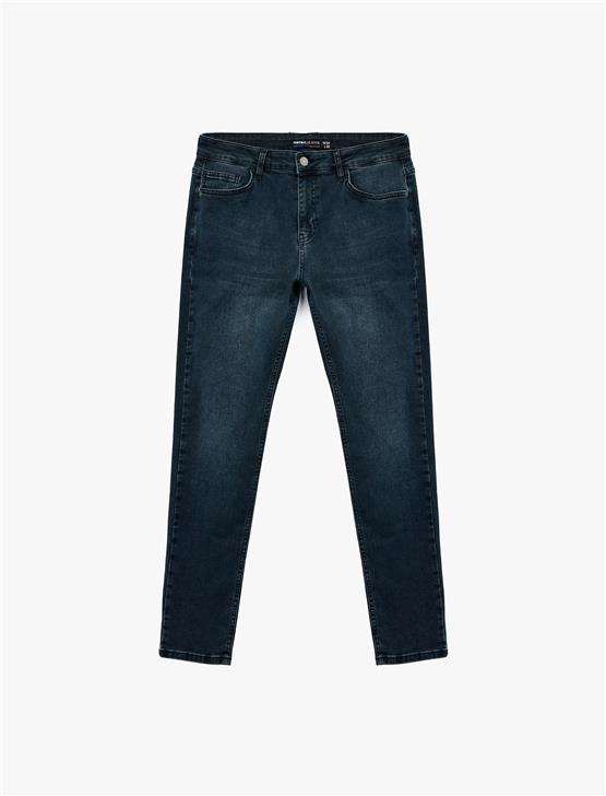 Koton K26 6WAM40051ND FA6 İndigo Stone Erkek Pamuk Denım Pantolon