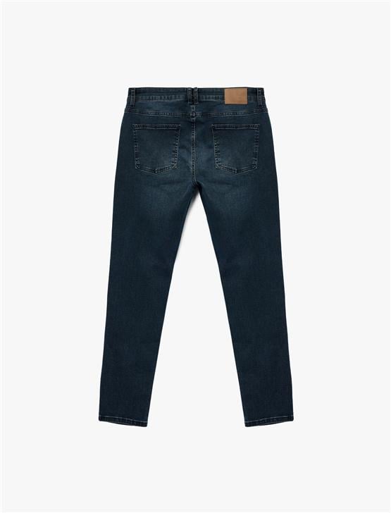 Koton K26 6WAM40051ND FA6 İndigo Stone Erkek Pamuk Denım Pantolon