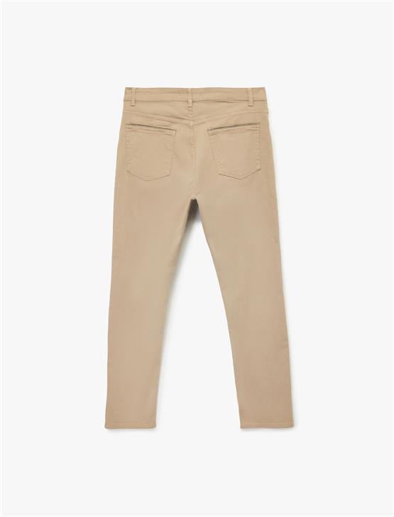 Koton K26 6Wam40063Hw 057 Bej Erkek Pamuk Dokuma Pantolon