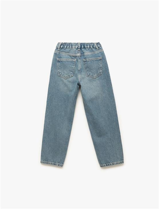 Koton K26 6Wkb40004Td Mıd Orta Indıgo Erkek Cocuk Pamuk Denım Pantolon