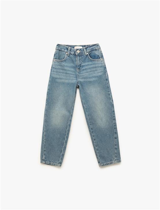 Koton K26 6Wkb40004Td Mıd Orta Indıgo Erkek Cocuk Pamuk Denım Pantolon
