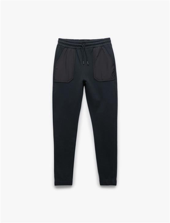 Koton K26 6Wkb40035Tk 703 Lacivert Erkek Çocuk Jersey Eşofman Altı