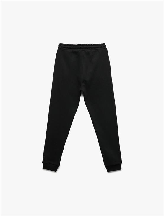 Koton K26 6Wkb40048Tk 999 Sıyah Erkek Cocuk Pamuk Jersey Esofman Altı