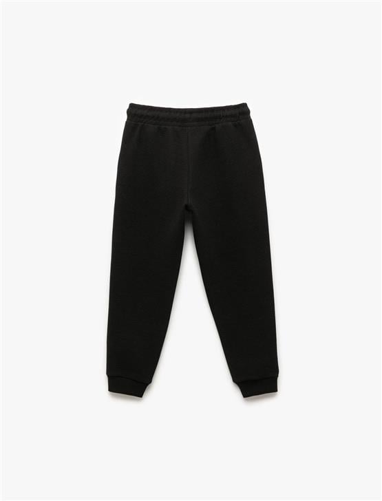 Koton K26 6Wkb40075Tk 999 Sıyah Erkek Cocuk Pamuk Jersey Esofman Altı