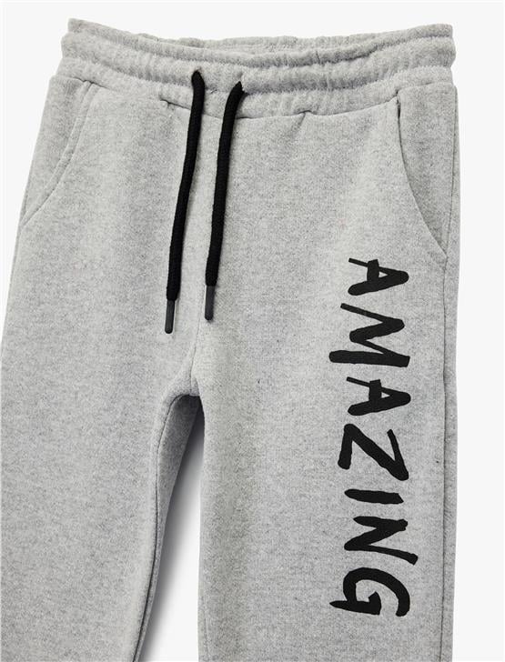 Koton K26 6Wkb40100Tk 910 Gri Erkek Çocuk Jersey Eşofman Altı