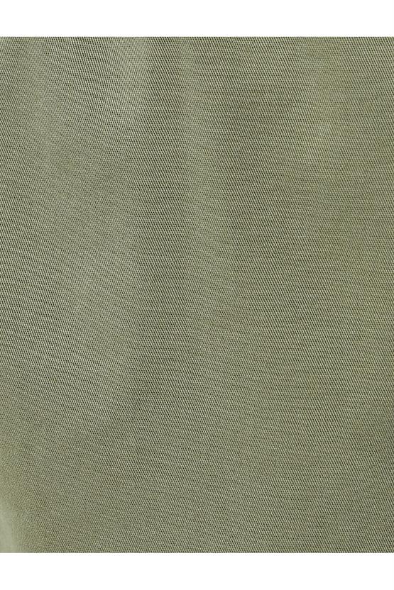 Koton 4Sam40005Hw 898 Haki Erkek Pamuk Dokuma Pantolon