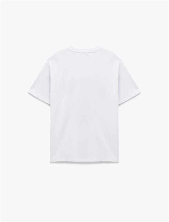 Koton Y26 6Sal10112Ik 010 Ekru Kadın Jersey Kısa Kol T-shirt