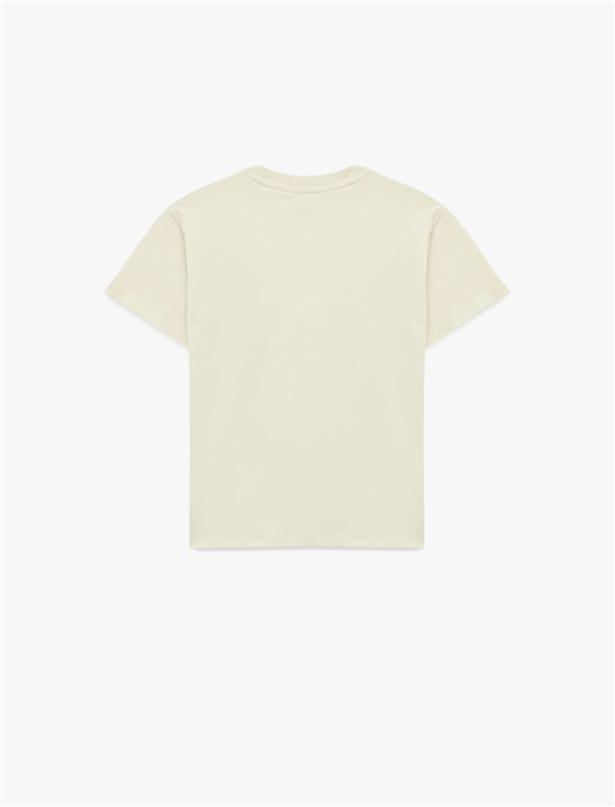 Koton Y26 6Skb10100Tk 010 Ekru Erkek Çocuk Jersey Kısa Kol T-Shirt