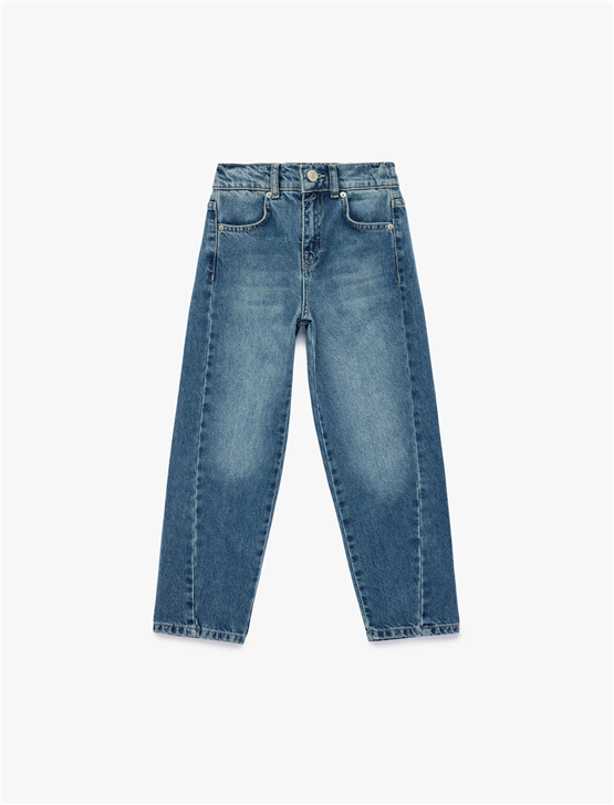 Koton Y26 6Skb40008Td Mıd Orta İndigo Erkek Çocuk Denim Pantolon