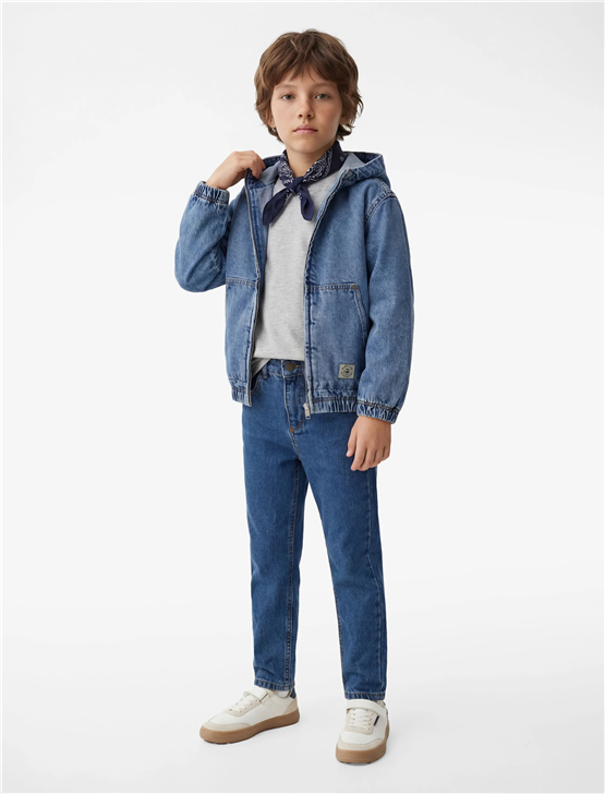 Koton Y26 6Skb40010Td Dın Dark İndigo Erkek Çocuk Denim Pantolon