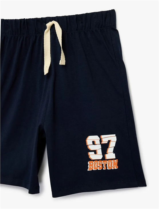 Koton Y26 6Skb40026Tk 704 Lacivert Erkek Çocuk Jersey Short