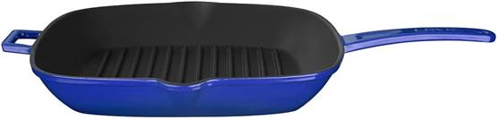 Lav Lv P Gt 2828 K0 Grıll Tava Metal Saplı Mavı 28*28
