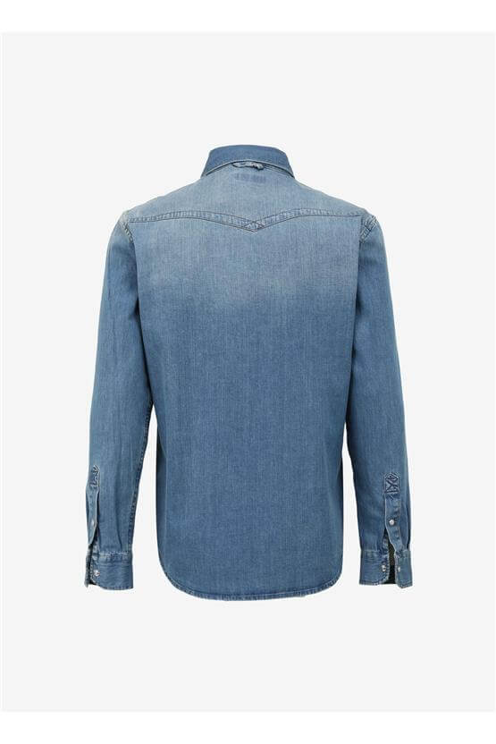 Lee Cooper 242 Lcm 141002 Dn2065 Melora Db Lıght Wolker Erkek Jean Gömlek