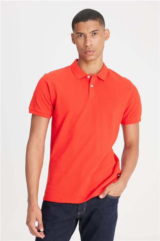Lee L211810 512 Coral Erkek Polo T-Shırt