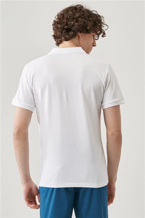 Lee L211810102 Kırık Beyaz Erkek Polo T-shirt