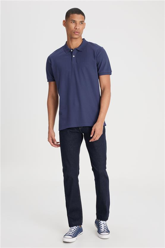 Lee L211810410 Lacivert Erkek T-shirt