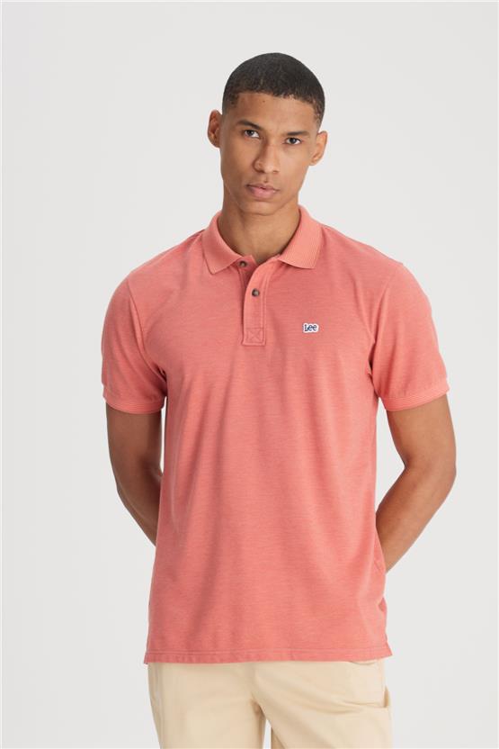 Lee L231369 512 Çoral Erkek Regular Fit Polo Yaka T-Shirt