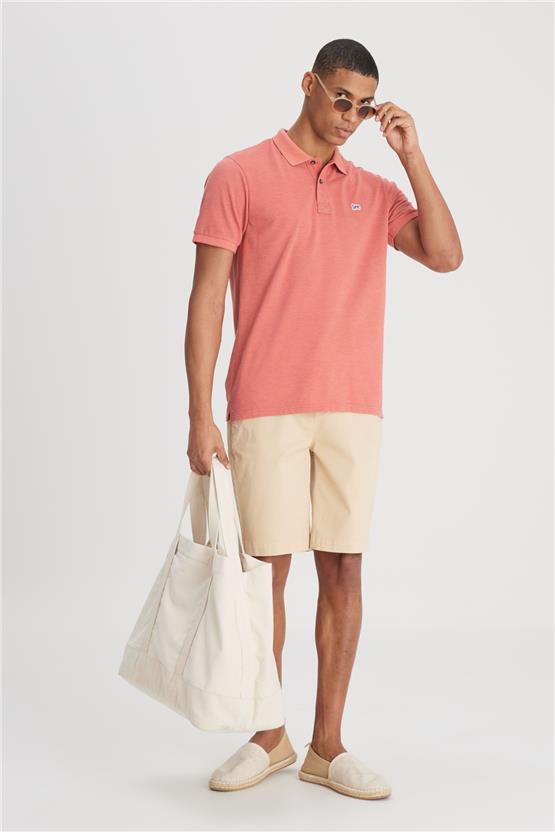 Lee L231369 512 Çoral Erkek Regular Fit Polo Yaka T-Shirt