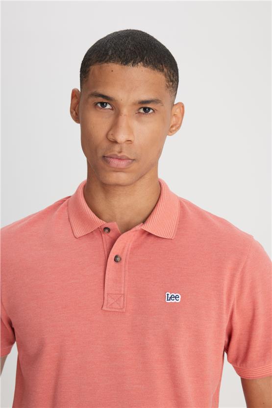 Lee L231369 512 Çoral Erkek Regular Fit Polo Yaka T-Shirt