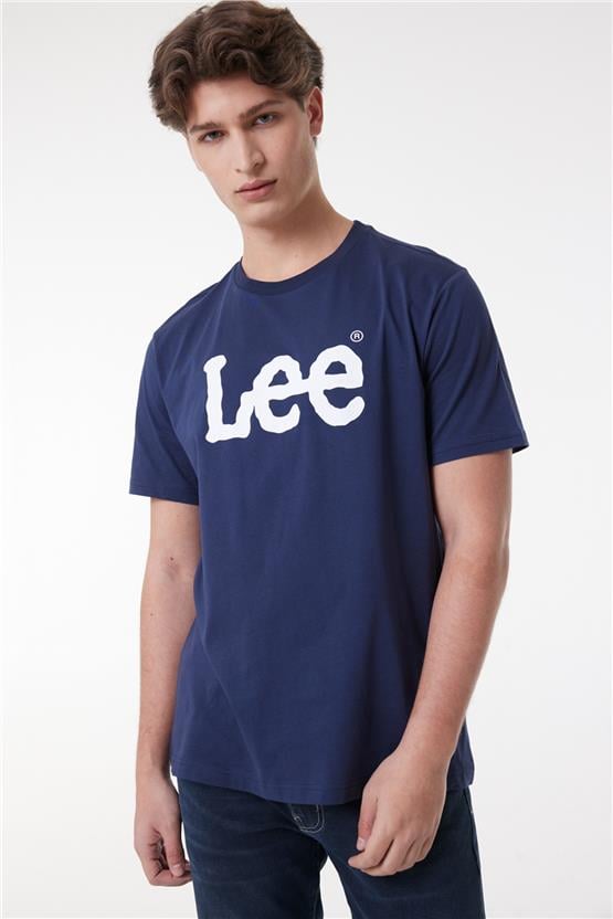 Lee L65QAIEE Lacivert Erkek T-shirt