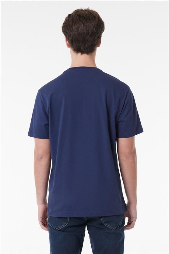 Lee L65QAIEE Lacivert Erkek T-shirt