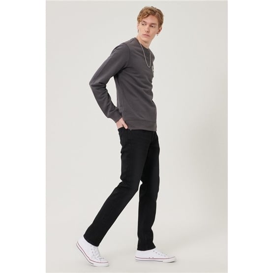 Lee L719IZHL Siyah Erkek Luke Jean Pantolon