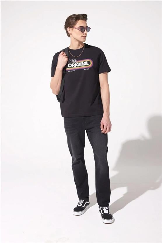 Lee L733011Ev Pıtch Siyah Erkek Austın Denim Jean Pantolon