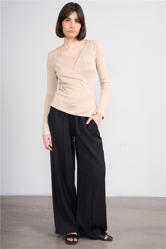 Lefon 071869 Taş İçli Dışlı Bluz 36-42