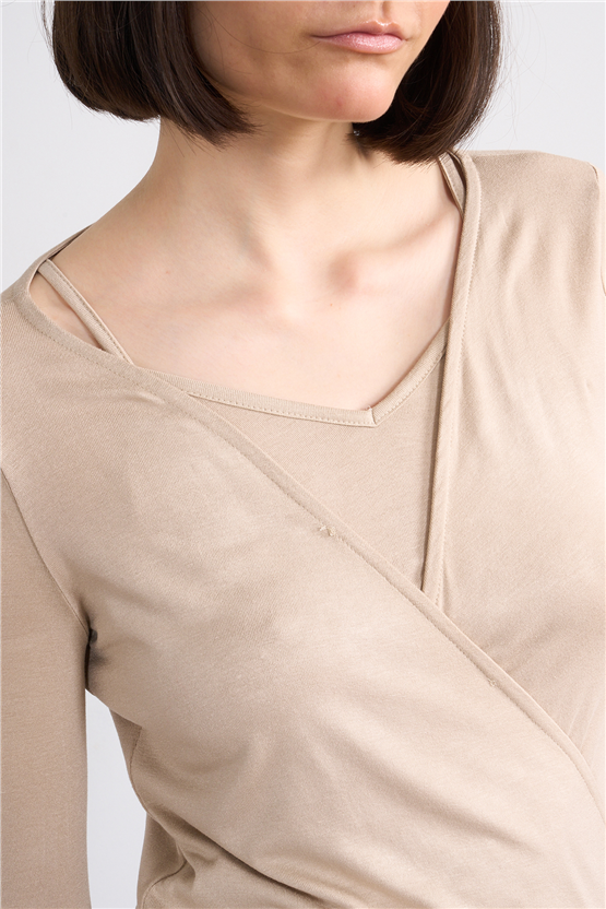 Lefon 071869 Taş İçli Dışlı Bluz 36-42