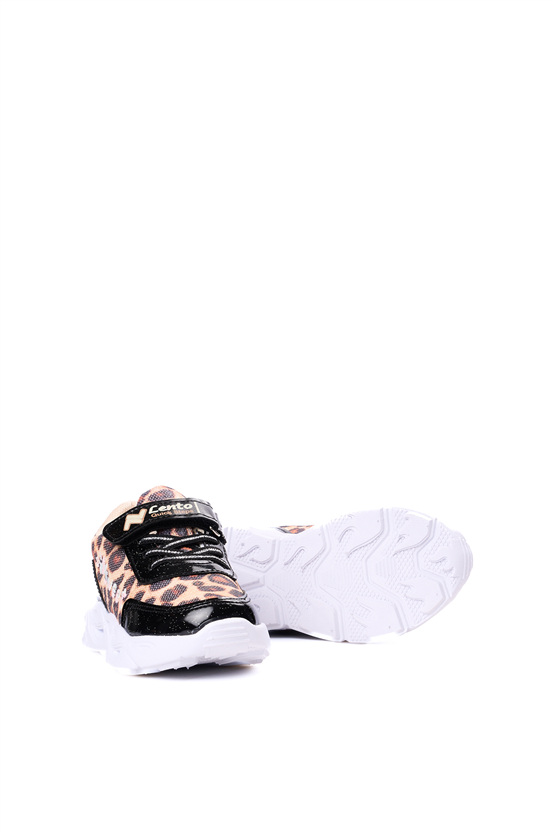 Lento A39 Sıyah Leopar Kız Ptk Ayakkabı