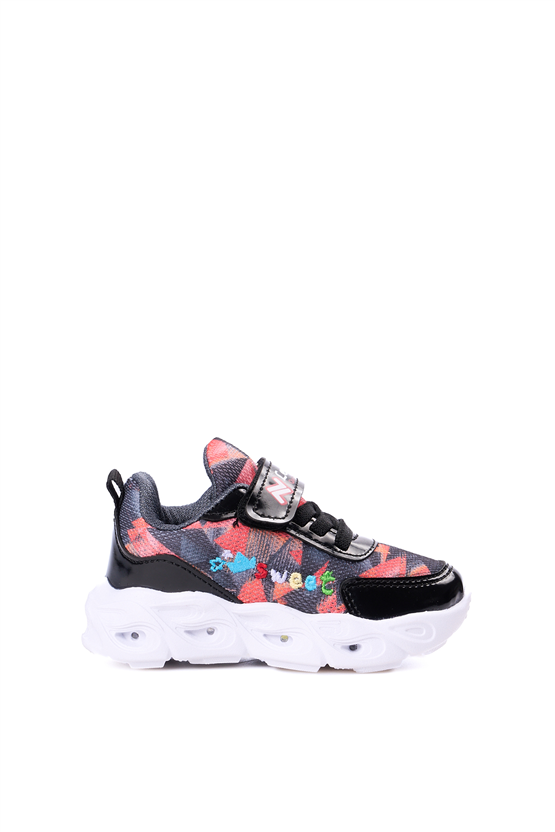 Lento A39 Sıyah Rugan Kız Bebe Ayakkabı