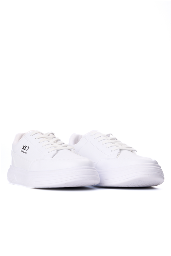 Leoder 114 Beyaz Erkek Casual Ayakkabı