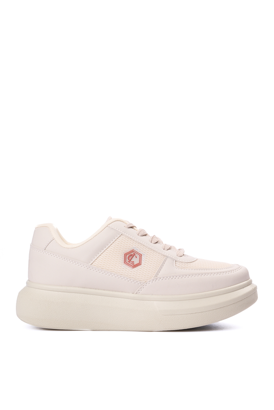 Leoder 476 Bej Kadın Spor Ayakkabı