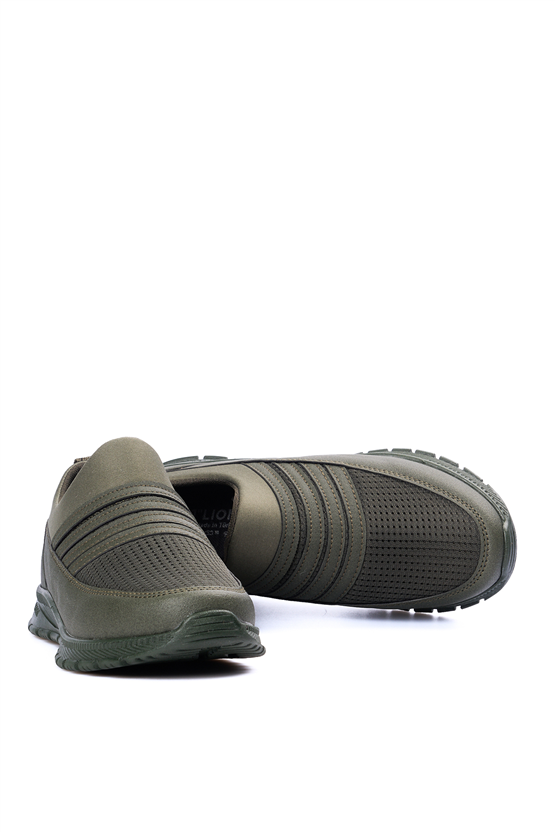 Leoder 858 Haki Grs Spor Ayakkabı