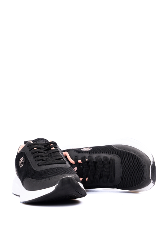 Leoder L15 Siyah Pudra Kadın Spor Ayakkabı