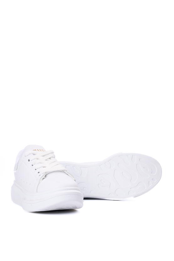 Leoder L16 Beyaz Beyaz Kadın Spor Ayakkabı