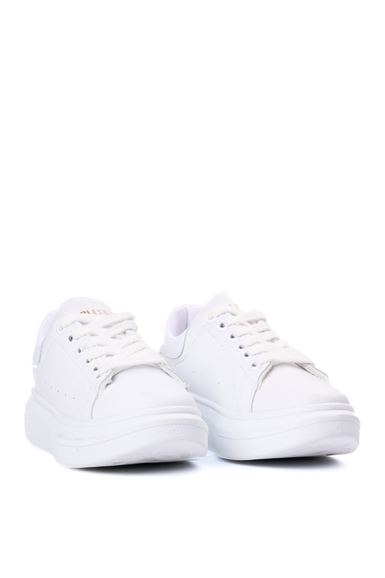 Leoder L16 Beyaz Beyaz Kadın Spor Ayakkabı