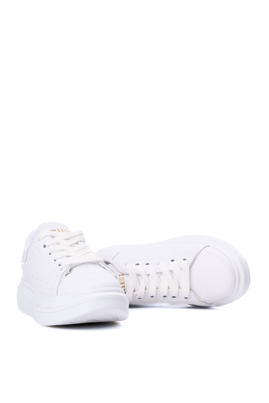 Leoder L16 Beyaz Beyaz Kadın Spor Ayakkabı