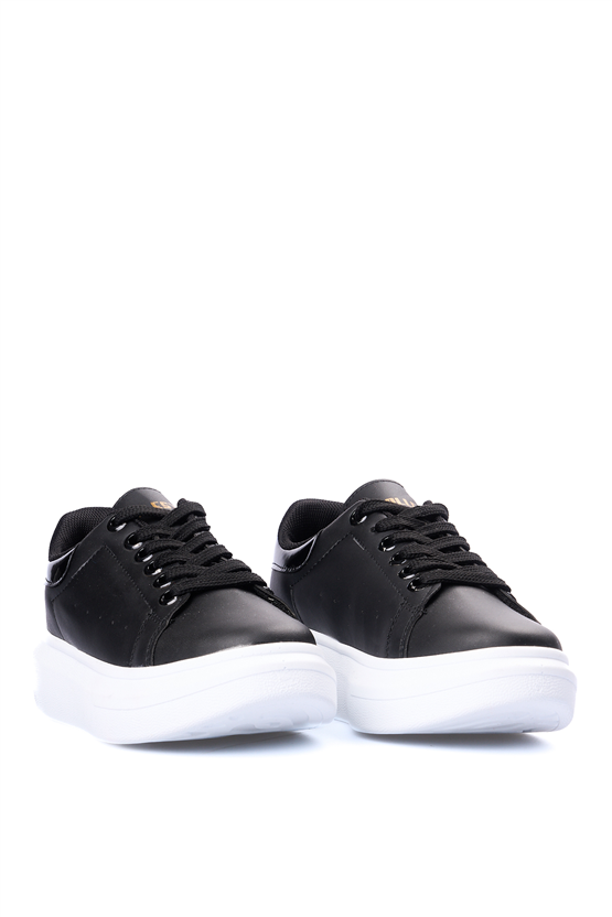 Leoder L16 Siyah Beyaz Kadın Spor Ayakkabı