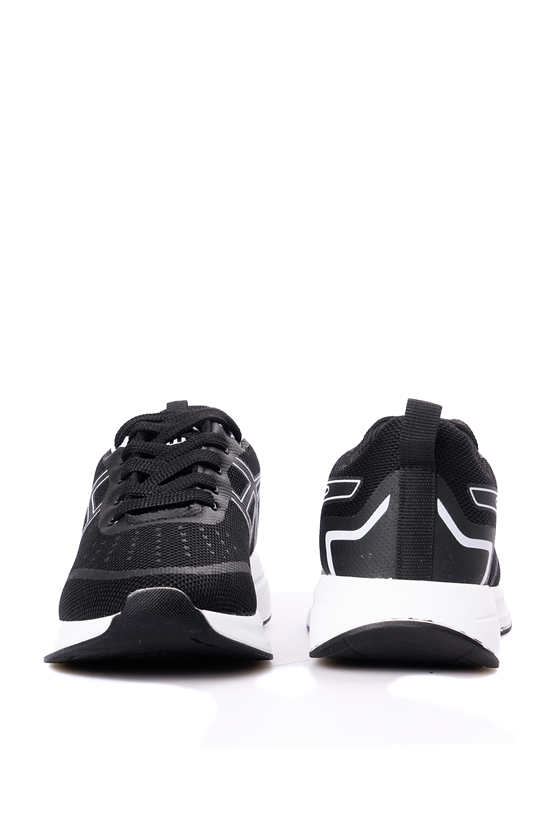 Leoder L18 Siyah Beyaz Kadın Spor Ayakkabı